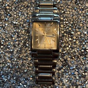 Kenneth Cole silver tone watch